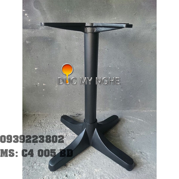 Bàn cafe 4 chân trơn gang đúc CT 005 BD